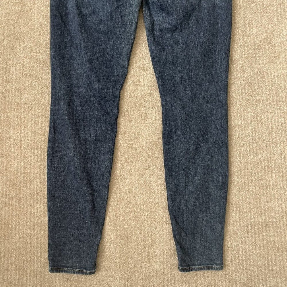 Good American Jeans Womens 4/27 Skinny Stretch Denim Pants Good Legs Dark Wash - Picture 11 of 12